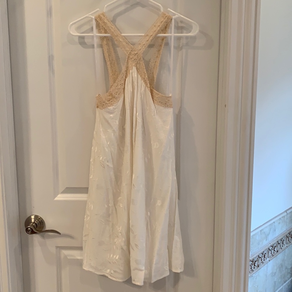 White Summer Dress - Blush - Size S